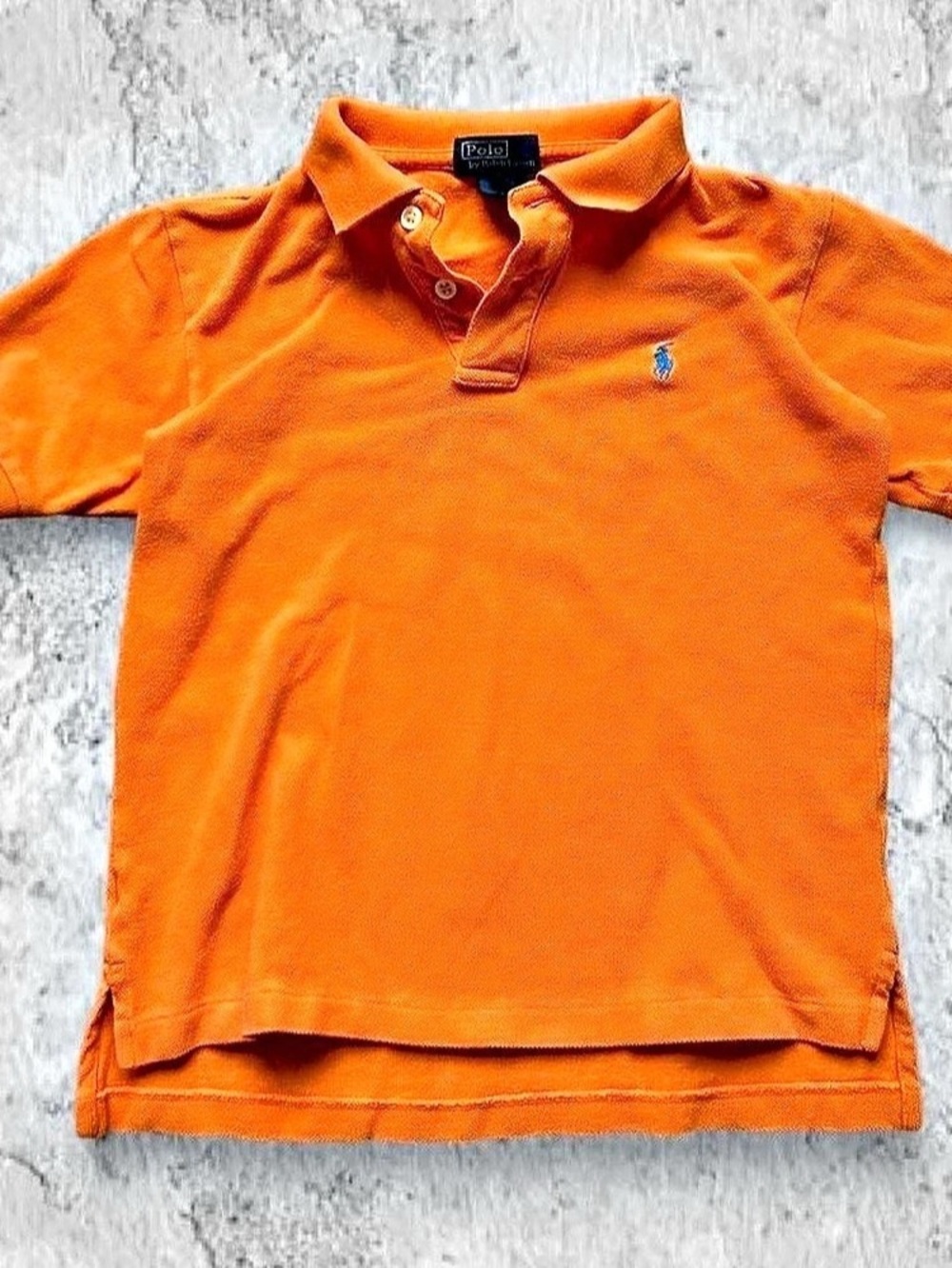 Polo by Ralph Lauren Orange Polo Shirt Kids Size Medium (7)